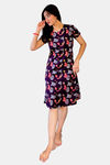 Sweetmoon Long T Shirt Nightdress - Purple — thumbnail 4